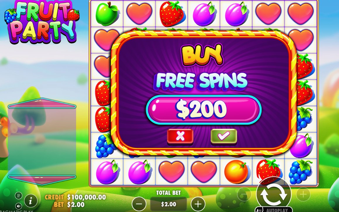 Bonus screen during the Free Spins round