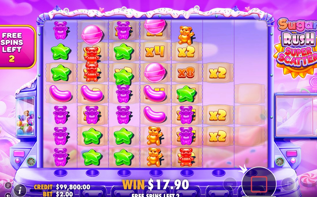 Later spins in Free Spins, multipliers still active