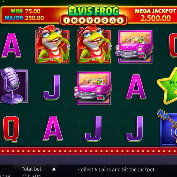 Elvis Frog in Vegas