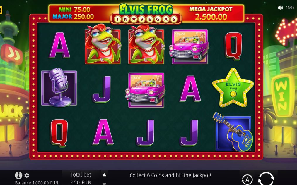 Elvis Frog in Vegas